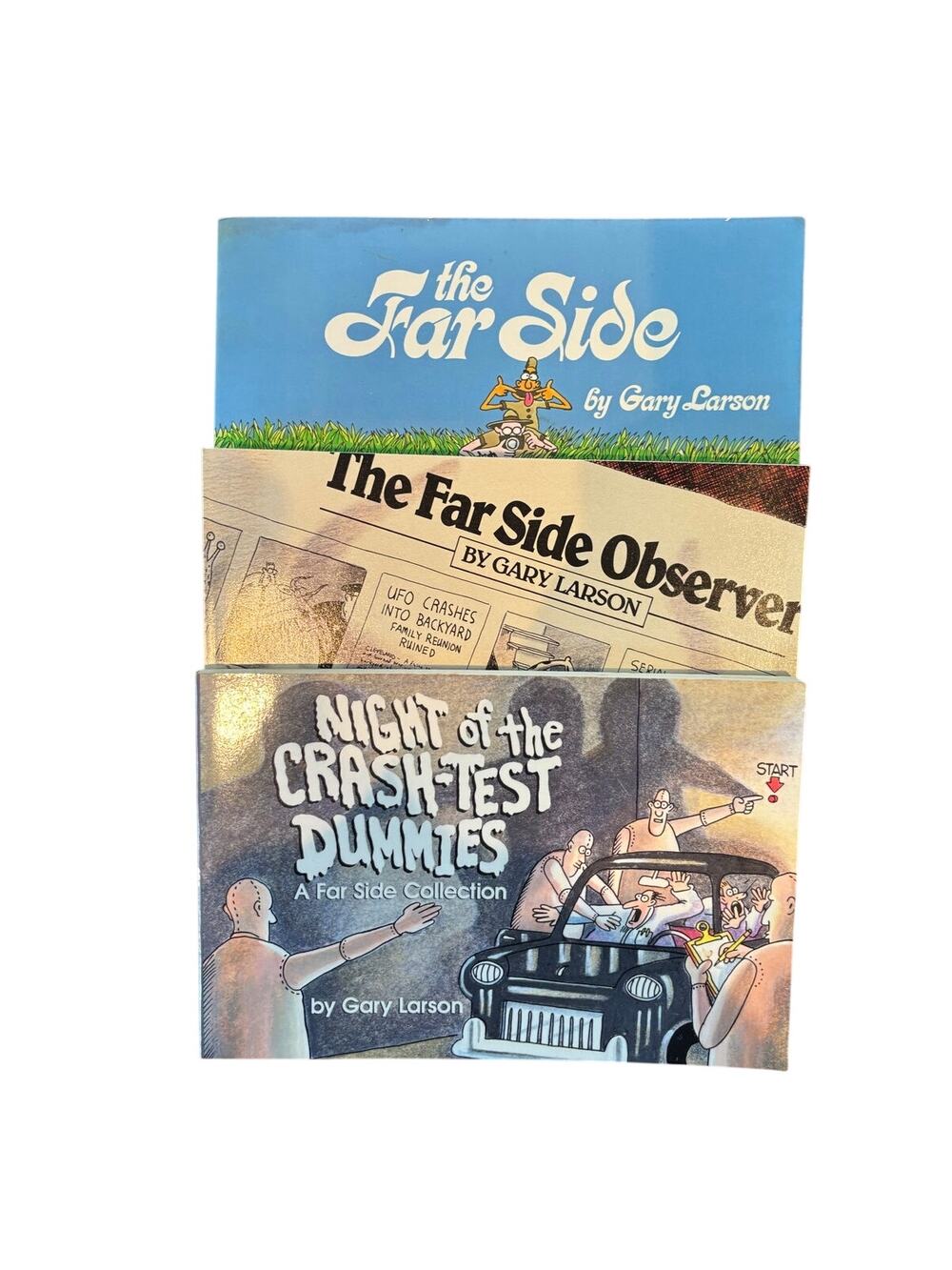 3 Vintage The Far Side Books by Gary Larson, Far Side, Observer, Dummies, 1980's